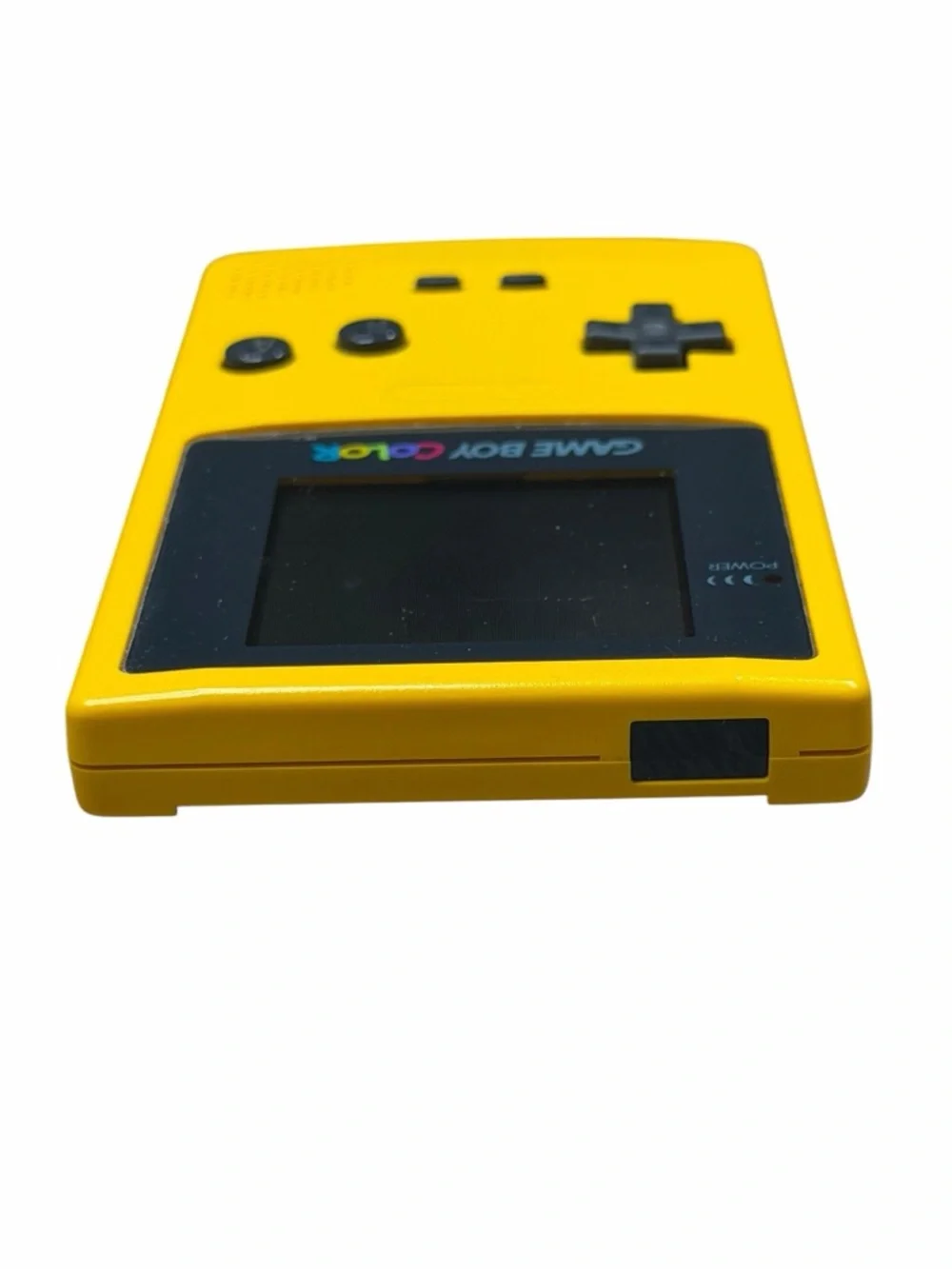 Vintage Yellow Game Boy Color with Carrying Case, Worm Light & Two Games
